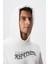 Erkek Regular Fit Yazı Baskılı Dikişli Kanguru Cepli Sweatshirt K28254627001 2