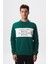 Erkek Regular Fit Yazılı Şardonlu 3 İplik Bisiklet Yaka Sweatshirt K28124602601 1