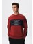 Erkek Regular Fit Yazılı Şardonlu 3 İplik Bisiklet Yaka Sweatshirt K28124602601 3