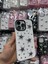 Yuax Apple iPhone 13 Uyumlu Kılıf Kabartmalı Parlak Yıldız Figürlü Silikon Case Beyaz 3