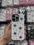 Yuax Apple iPhone 13 Uyumlu Kılıf Kabartmalı Parlak Yıldız Figürlü Silikon Case Beyaz 5