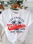 California Beach Paradise Baskılı Oversize Tshirt 1