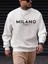 Sweatshirt Milano Baskılı Şardonlu ve Pamuklu Yumuşak Kalın Ürün 1