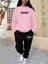 Eşofman Takımı Nasa Baskılı Unisex Kışlık Kalın Pamuklu Sweatshirt ve Eşofman Altı 2' Li Set 1
