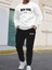Eşofman Takımı Newyork Baskılı Unisex Kışlık Kalın Pamuklu Sweatshirt ve Eşofman Altı 2' Li Set 1