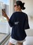 Cherısh Time Effect Sırt ve Ön Baskılı Oversize Tshirt 2