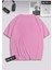 Kadın Pamuklu Kumaş Ön Baskılı Oversize T-Shirt 2