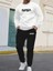 Eşofman Takımı Nasa Baskılı Unisex Kışlık Kalın Pamuklu Sweatshirt ve Eşofman Altı 2' Li Set 1