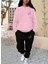 Eşofman Takımı Gezegen Baskılı Ünisex Kışlık Sweatshirt ve Eşofman Altı 2 Li Set Combin Pamuklu 1