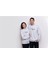 Sweatshirt Sevgili Combin Kalp Nabız Baskılı Pamuklu Kalın ve Yumuşak Ürün Içi Şardonlu 2 'li Set 1