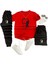 Mustafa Kemal Atatürk Baskılı Original Ünisex Yazlık Şort T-Shirt Eşofman Altı 3 Lü Set Combin Takım 1