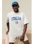 Italya Baskılı Oversize Tshirt 3