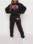 Eşofman Takımı Ny Baskılı Unisex Kışlık Kalın Pamuklu Sweatshirt ve Eşofman Altı 2' Li Set 1