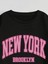 Eşofman Takımı Ny Baskılı Unisex Kışlık Kalın Pamuklu Sweatshirt ve Eşofman Altı 2' Li Set 3