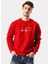 Sweatshirt Kalp Nabız Baskılı Pamuklu Kalın ve Yumuşak Ürün Içi Şardonlu 5