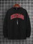 Unisex Chicago Baskılı Bisiklet Yaka Oversize Sweatshirt 1