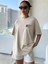 Cherısh Time Effect Sırt ve Ön Baskılı Oversize Tshirt 1