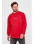 Unisex Brooklyn Baskılı Bisiklet Yaka Oversize Sweatshirt 1