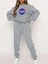 Eşofman Takımı Nasa Baskılı Ünisex Kışlık Sweatshirt ve Eşofman Altı 2 Li Set Combin Takım Pamuklu 1
