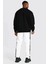 Unisex Brooklyn Baskılı Bisiklet Yaka Oversize Sweatshirt 2