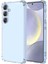 Samsung Galaxy S25 ile Uyumlu Kapak Kamera Korumalı Airbag Antishock Köşe Korumalı Şeffaf Silikon Kılıf 1