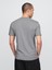 Erkek Gri Jersey Bisiklet Yaka Tshirt 5
