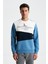 Erkek Regular Fit Çok Renkli Bisiklet Yaka Sweatshirt K28124602801 1