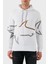 Logo Baskılı Streç Pamuklu Regular Fit Kapüşonlu Sweat Erkek Sweat 24411882 010 1