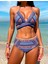 2 Parça Boyun Askılı Çapraz Sırt Bağcıklı Bikini Seti 3