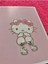 Sanrio Kawaii Hello Kitty Küpe Gümüş Kaplama 1