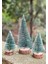 3 Lü Set Nevada Mini Çam Ağacı Uçlarına Kar Yağmış Karlı Yılbaşı Hediyesi 15 - 12 - 8 cm 1