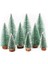 9 Adet Nevada Mini Çam Ağacı Uçlarına Kar Yağmış Karlı Yılbaşı Hediyesi 15-12-8 cm 4