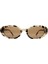 Vintage Tiery Ver2 Ince Kenarlı Oval Leopar Güneş Gözlüğü Coolandbetter 4