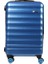 Tartılı Scadel Mavi Büyük Boy Valiz 2