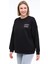 Wl June 16GFL547 3pr Siyah Kadın Sweatshirt 1
