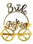Bride Yazılı Taç ve Bride To Be Yazılı Gözlük Seti Altın Renk 1
