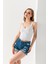 Saç Örgüsü Askılı V Yaka Crop Top, Body, Şık Rahat V Yaka Fitilli Kolsuz T-Shirt Krop, Askılı Krop. 2