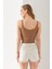 Saç Örgüsü Askılı V Yaka Crop Top, Body, Şık Rahat V Yaka Fitilli Kolsuz T-Shirt Krop, Askılı Krop. 5