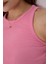 Kadın 3 Lü Adet Fitilli Pamuklu Örme Kaşkorse Crop Bluz Atlet 4