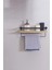Banyo Rafı Havluluk Organizer Ahşap Metal Banyo Duvar Rafı Havluluk Duvar Rafı 2