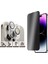 iPhone 16 Pro Max Uyumlu Privacy Hayalet Cam Ekran Koruyucu + Kamera Lens Koruyucu Set 1