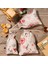 Dekoratif Kumaş Keseli Hediye Torbası - Noel & Kış Temalı, 3'lü Set 5