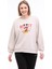 Wl May 16GFL546 3pr Bej Kadın Sweatshirt 1