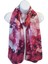 Ebruli Desen Kırmızı/pembe Şal 3