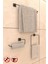 Yapışkanlı Kare Uzun Havluluk Kare Havluluk Rulo Havluluk Banyo Aksesuar Seti 2