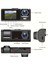 CMR67 Araç Içi Kamera 3 Kamera Ön-Iç ve Arka Wıfı Video Kaydedici 1080P Çift Lens Dikiz Kamera 3