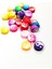 90 Adet 10 mm Polimer Kil Fimo Boncuk Takı Bileklik + 5 Metre Misina Hediye - Yin Yang - Karışık - Limon 1
