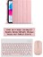 iPad 10.9 2022 10.Nesil Uyumlu Klavye Mouse Set + Kalem Bölmeli Standi Tablet Kılıfı 1