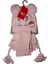Kitti 1-4 Yaş Kız Çocuk Gülpembe Renk 3'lü Takım Atkı, Bere, Eldiven Örme Set 1