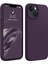 Apple iPhone 15 Plus Uyumlu Premium Lansman Liquid Silikon Kılıf Içi Kadife-Derin Mor 1